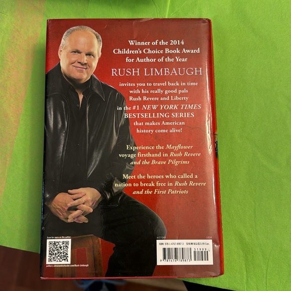 ๐2/10.00, Rush Revere and the American Revolution Hardcover,excellent condition - Picture 8 of 9